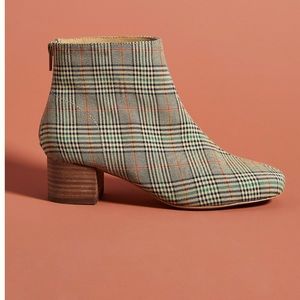 Seychelles Plaid Ankle Boots